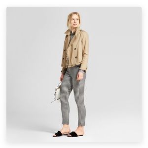 Who What Wear - Cropped Ruffled Trench Coat